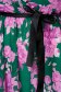 Aszimetrikus virágmintás harang alakú muszlin ruha gumirozott derékrésszel 5 - StarShinerS.hu