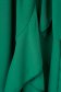 Harang alakú ruha zöld midi aszimetrikus georgette fodros gumirozott derékrésszel 4 - StarShinerS.hu
