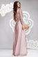 Pink hosszú alkalmi harang ruha csipkés anyagból taft 2 - StarShinerS.hu