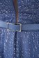 Alkalmi ruha kék midi harang tüllből csillogó díszítésekkel 5 - StarShinerS.hu