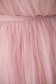 Alkalmi ruha púder rózsaszínű hosszú harang tüllből mellrésznél szivacsos 3 - StarShinerS.hu