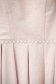 Elegáns ruha világos rózsaszínű rövid harang derekvonalon rakott 5 - StarShinerS.hu