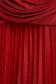 Piros alkalmi hosszú rakott harang ruha csillogó díszítésekkel 4 - StarShinerS.hu