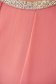 Elegáns ruha muszlin pink bő szabású midi strasszos kiegészítővel 4 - StarShinerS.hu
