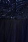Sötétkék alkalmi hosszú harang flitteres ruha tüllből 5 - StarShinerS.hu