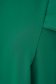 Zöld rövid bő szabású ruha vékony anyagból kerekített dekoltázssal 5 - StarShinerS.hu