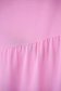 Világos rózsaszínű bő szabású midi ruha vékony anyag fodros ujjakkal fodrok a ruha alján 5 - StarShinerS.hu
