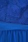 Kék midi StarShinerS harang ruha tüllből 3d virágos díszítéssel 3 - StarShinerS.hu