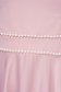 Világos rózsaszínű elegáns ruha enyhén rugalmas anyagból gyöngy díszítéssel 5 - StarShinerS.hu