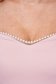 Világos rózsaszínű elegáns ruha enyhén rugalmas anyagból gyöngy díszítéssel 6 - StarShinerS.hu