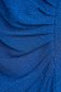 Kék ceruza derekvonalon rakott ruha 5 - StarShinerS.hu