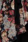 Muszlin midi virágmintás ruha harang alakú gumirozott derékrésszel 5 - StarShinerS.hu