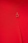 Piros rövid harang krepp ruha kerekített dekoltázssal - StarShinerS 6 - StarShinerS.hu