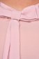 Púder rózsaszínű egyenes bő ujjú ruha rugalmas szövetből - StarShinerS 5 - StarShinerS.hu