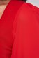 Piros szűk szabású krepp női blúz muszlin ujjakkal - StarShinerS 5 - StarShinerS.hu