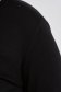 Fekete szűk szabású kötött pulóver kerekített dekoltázssal 5 - StarShinerS.hu