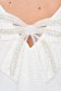 Fehér bő szabású kötött pulóver gyöngy díszítéssel 5 - StarShinerS.hu