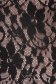 Fekete midi StarShinerS ceruza ruha csipkéből kerekített dekoltázssal 5 - StarShinerS.hu