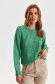 Zöld kötött bő szabású pulóver pólónyakkal 2 - StarShinerS.hu