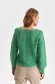 Zöld kötött bő szabású pulóver pólónyakkal 3 - StarShinerS.hu