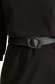 Fekete egyenes jersey ruha 6 - StarShinerS.hu