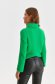 Zöld magas nyakú pulóver bolyhos anyagból 3 - StarShinerS.hu