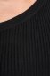 Fekete kötött csíkozott anyagú ceruza rövid ruha 5 - StarShinerS.hu