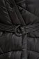 Fekete szűkített vízlepergető dzseki magas gallérral enyhén szaténos anyagból 4 - StarShinerS.hu
