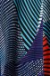 Rövid texturált krepp harang ruha absztrakt mintával - StarShinerS 6 - StarShinerS.hu