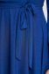 Kék midi georgette harang alakú ruha gumirozott derékrésszel csillogó díszítésekkel - StarShinerS 5 - StarShinerS.hu