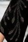 Fekete midi harang ruha bársonyból strassz köves díszítéssel 6 - StarShinerS.hu
