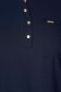 Sötétkék bő szabású női blúz elől egy zseb georgette 4 - StarShinerS.hu