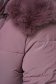 Púder rózsaszinű vízlepergető szűkített dzseki kapucnis és zsebes 6 - StarShinerS.hu