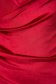 Sotet piros szűk szabású átlapolt midi bársony ruha - StarShinerS 6 - StarShinerS.hu