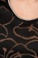 Fekete midi ceruza ruha csipkés anyagból csillogó szálakkal kerekített dekoltázssal 6 - StarShinerS.hu