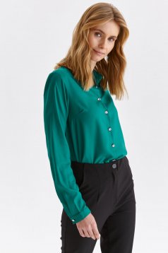 Női ing zöld vékony anyag bő szabású