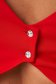 Piros midi harang ruha rugalmas szövetből hátán v-dekoltázzsall - StarShinerS 6 - StarShinerS.hu