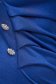 Kék krepp lábon sliccelt ceruza ruha dekoratív gombokkal - StarShinerS 6 - StarShinerS.hu