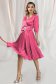 Pink midi harang ruha szaténból 3 - StarShinerS.hu