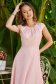 Világos rózsaszínű könnyed anyag rövid harang ruha 6 - StarShinerS.hu