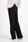 Fekete pamutból készült nadrág hosszú bővülő magas derekú 5 - StarShinerS.hu