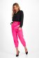 Pink pamutból készült nadrág zsebes öv típusú kiegészítővel 3 - StarShinerS.hu