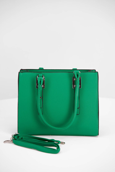 Öko bőr táskák, Táska zöld műbőrből hosszú, állítható pánttal - StarShinerS.hu