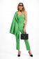 Női kosztüm zöld rugalmas szövet 3 - StarShinerS.hu
