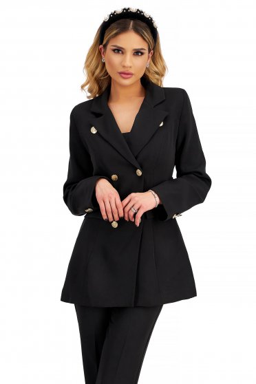 Női kosztümök,  méret: 3XL, Női kosztüm fekete rugalmas szövet övvel ellátva - StarShinerS.hu