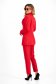 Női kosztüm piros rugalmas szövet 2 - StarShinerS.hu