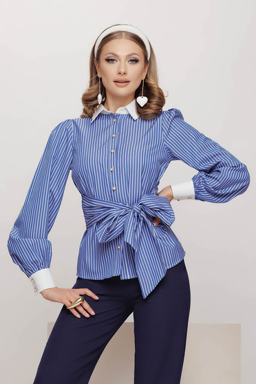 Női ingek, Női ing puplin szűkített galléros mandzsettával - StarShinerS.hu