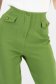 Nadrág khaki zöld hosszú egyenes pamutból készült álzsebek 4 - StarShinerS.hu