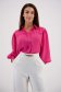 Női ing pink pamutból készült bő szabású bő ujjú 1 - StarShinerS.hu