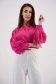 Női ing pink pamutból készült bő szabású bő ujjú 3 - StarShinerS.hu